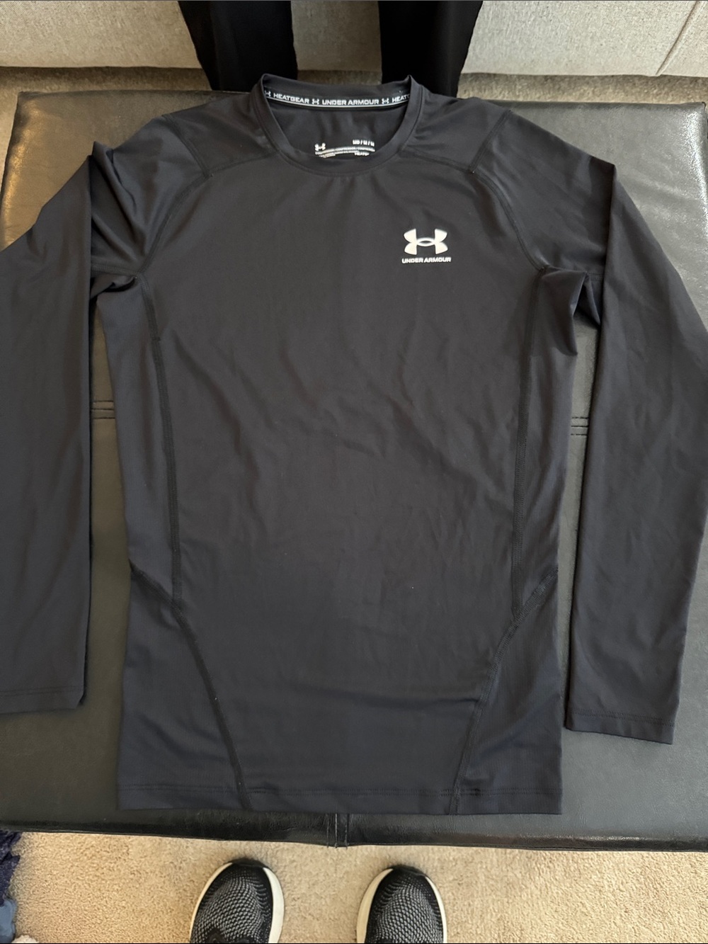 Under Armour Black Long-Sleeve Performance Tee